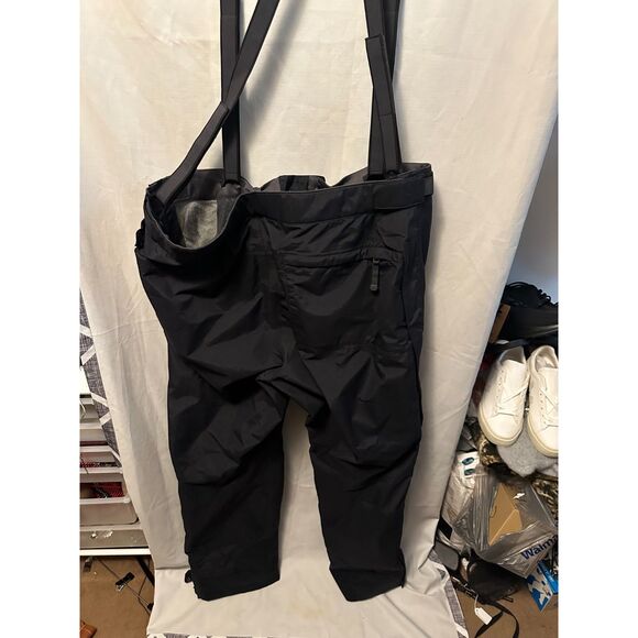 NWT The North Face Men's Goretex Hard Shell Suspenders Ski Pants Size XL Black - Picture 5 of 8